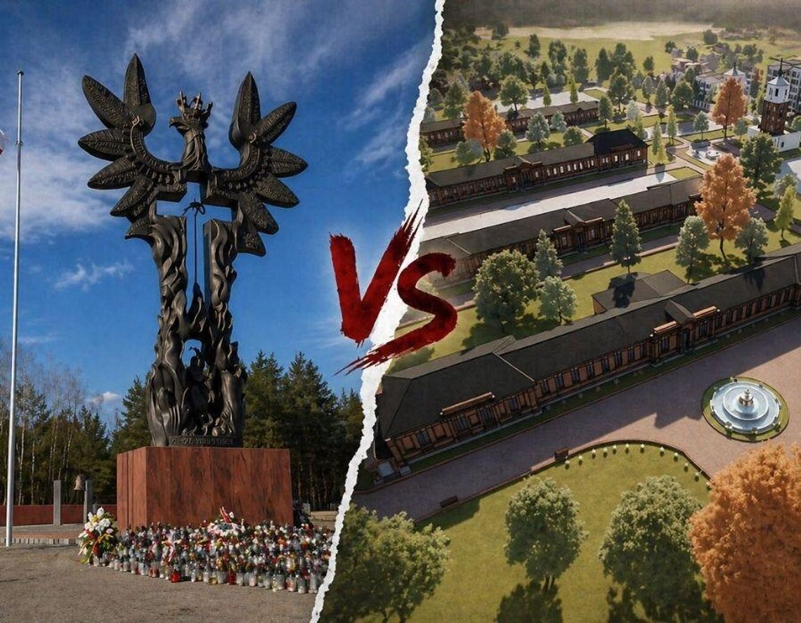 Zderzenie dwóch wizji upamiętnienia Wołynia – pomnik w Domostawie i planowane muzeum w Chełmie.