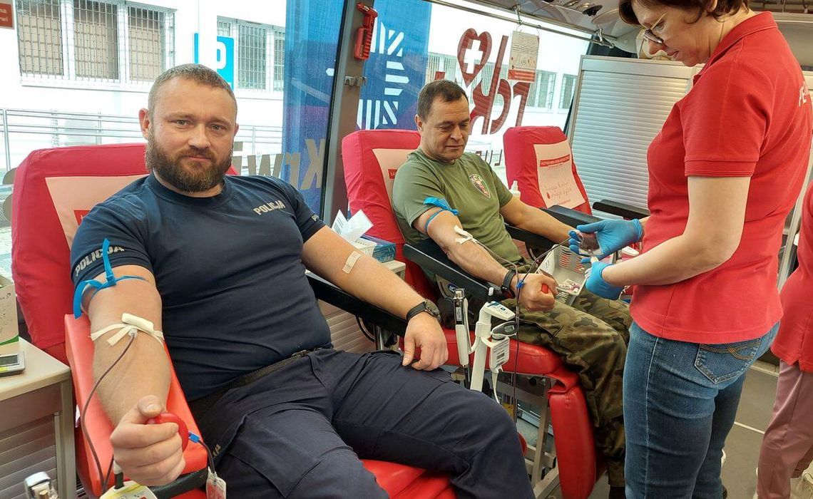 Chełm. Krew dla życia. Szlachetny gest z okazji 100-lecie Policji Kobiecej. Zobacz zdjęcia