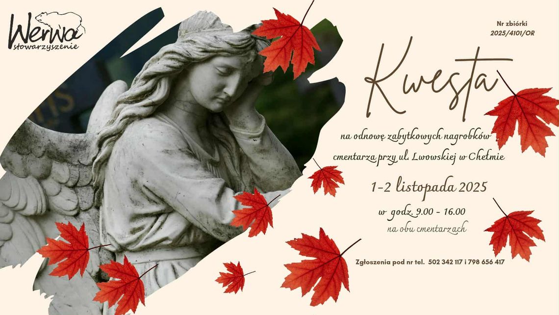 Chełm. Kwesta na chełmskich cmentarzach 1 i 2 listopada. Potrzebni wolontariusze