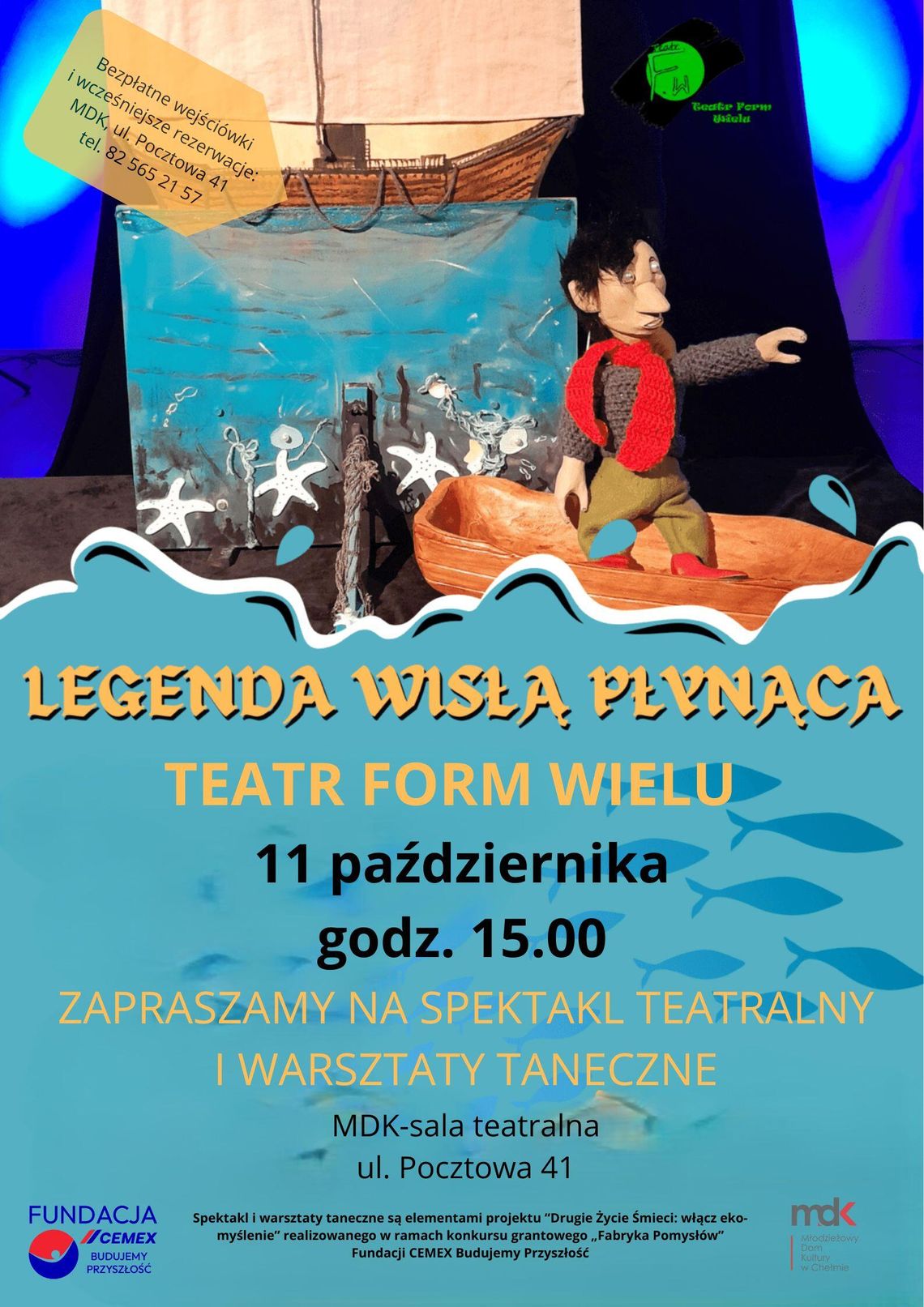 Chełm. "Legenda Wisłą płynąca" w Młodzieżowym Domu Kultury