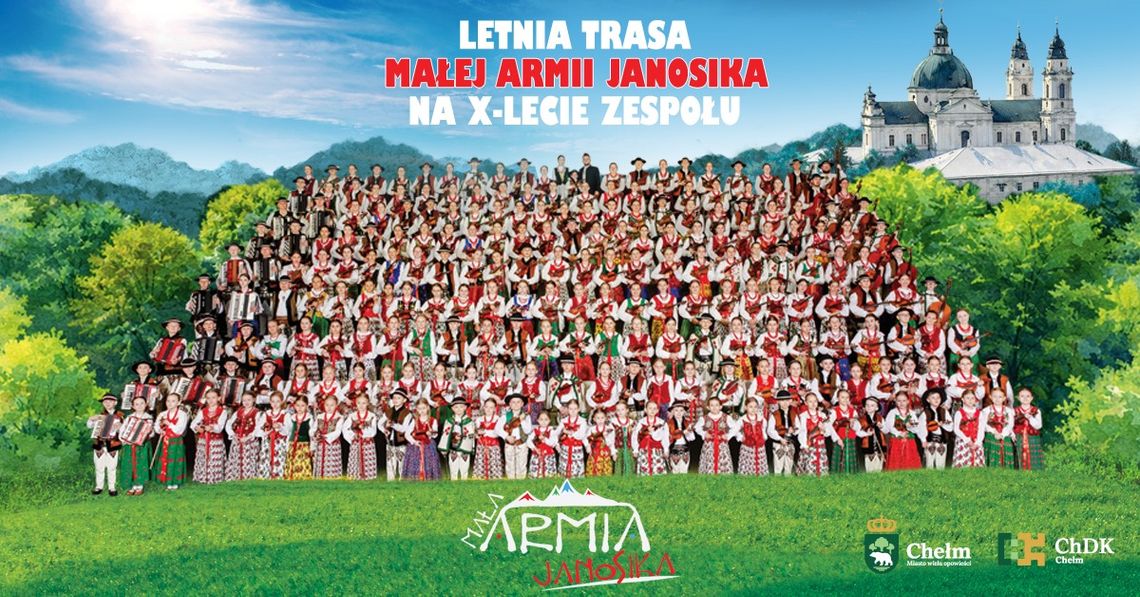 2 maja o godzinie 19:00 w Amfiteatrze Kumowa Dolina wystąpi formacja Mała Armia Janosika.