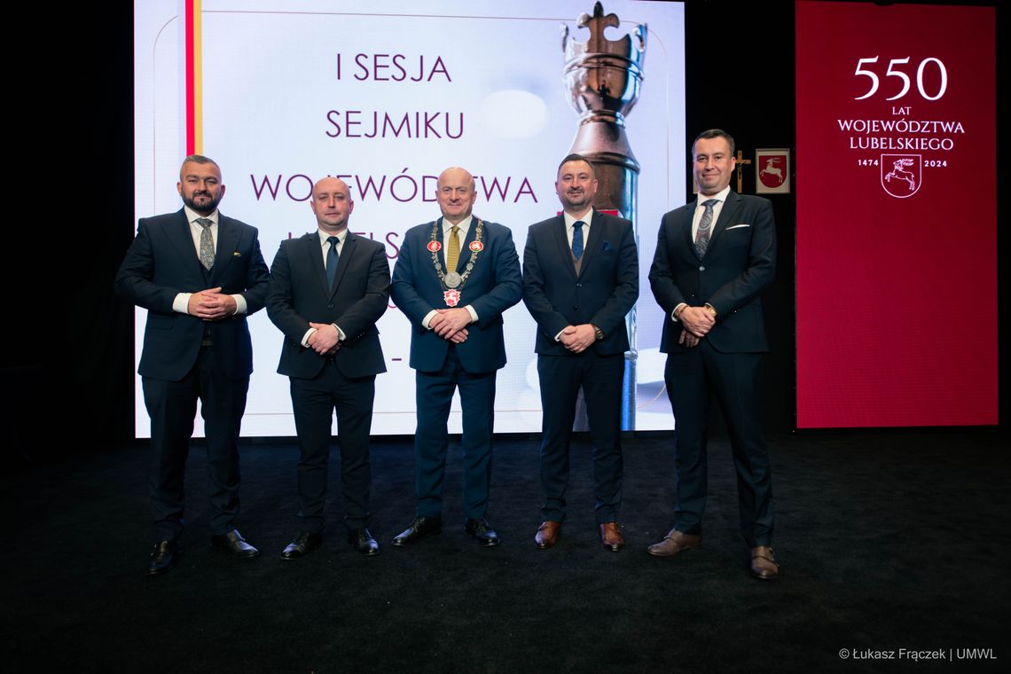 Lubelskie. Nowy zarząd podzielił się obowiązkami