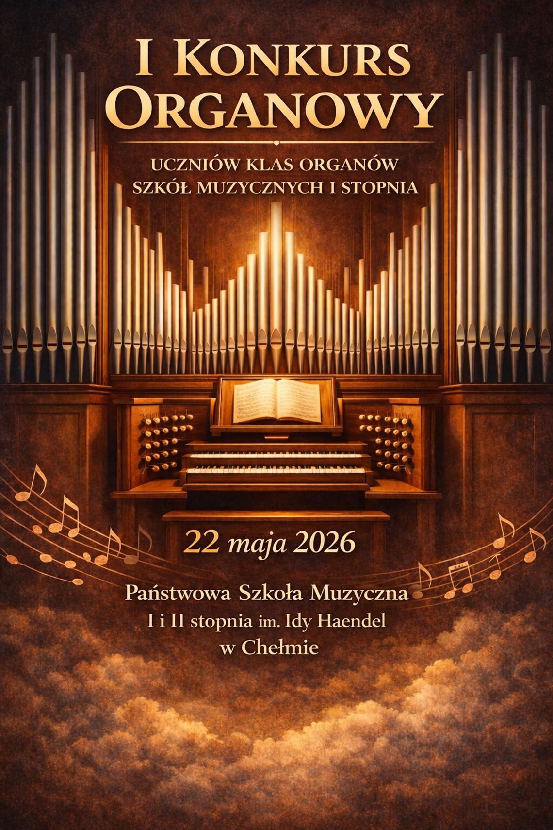 Chełm. Ogólnopolskie konfrontacje młodych organistów w szkole muzycznej 22 maja odbędzie się pierwsza edycja konkursu organowego w Państwowej Szkole Muzycznej w Chełmie.