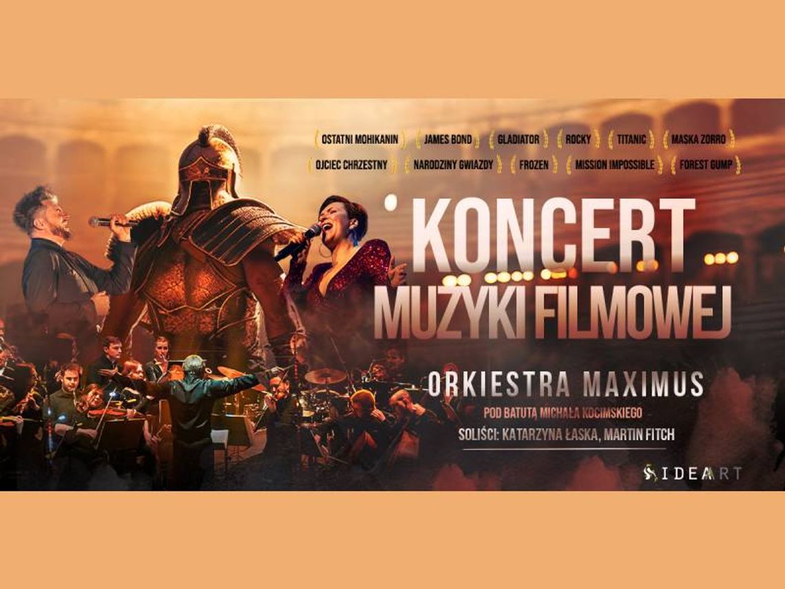 17 kwietnia o godzinie 19:00 w Chełmskim Domu Kultury zaplanowano "Koncert Muzyki Filmowej".