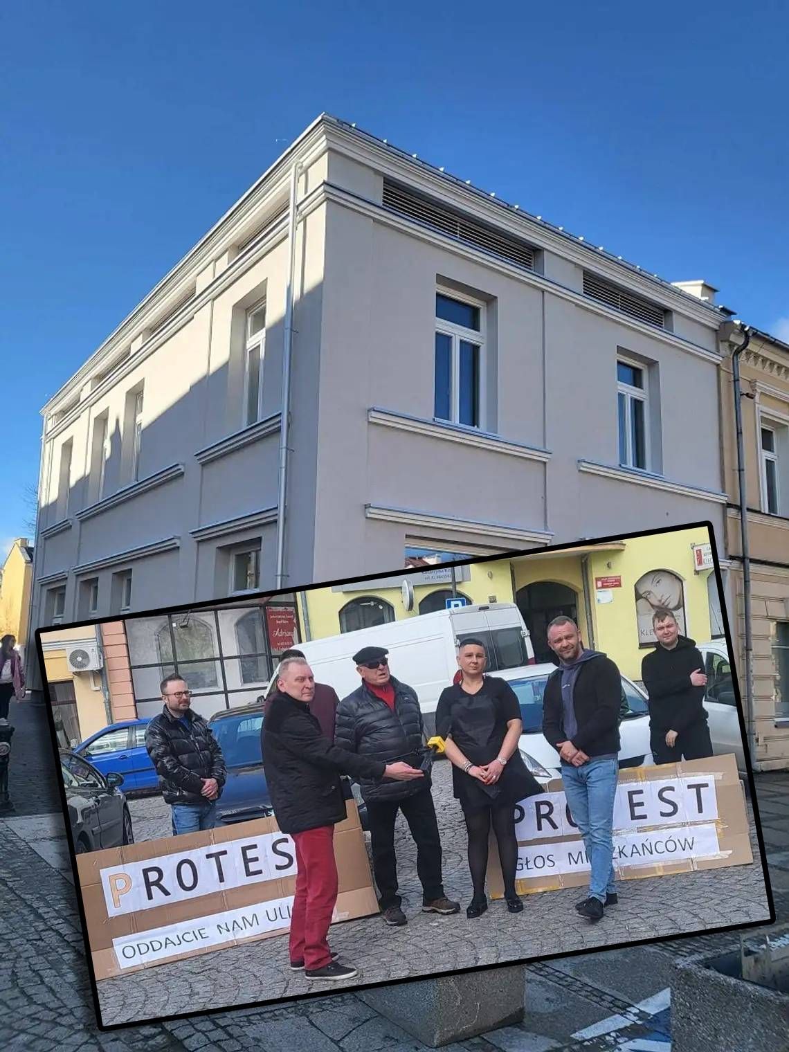 Chełm. Otwarcie Senior Cafe w cieniu protestu