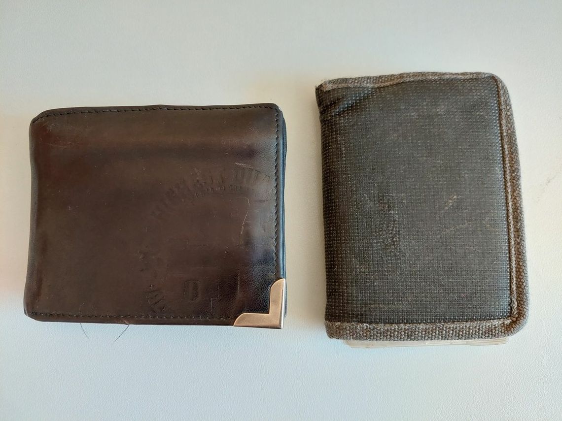 Dwa skradzione portfele