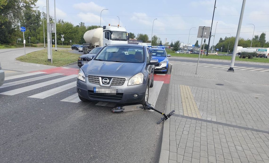 Chełm. Potrącenie 14-latki na elektrycznej hulajnodze