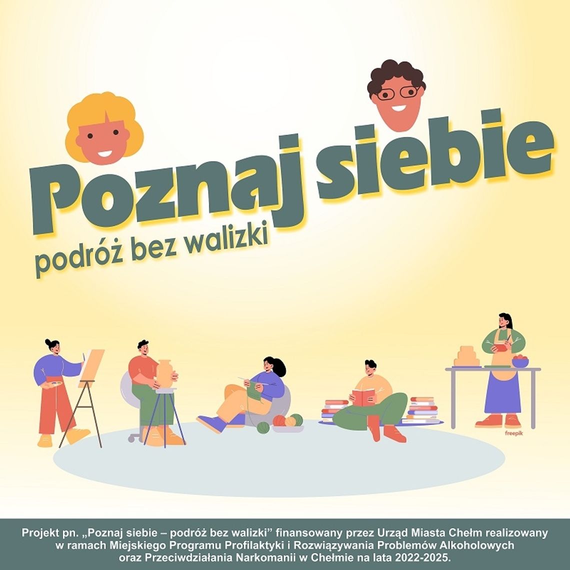 Chełm: "Poznaj siebie - podróż bez walizki" - kampania edukacyjna biblioteki