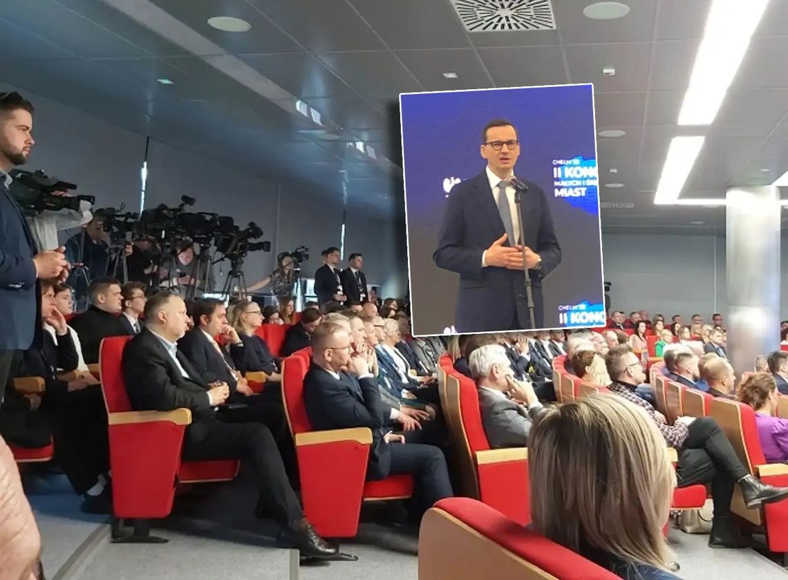 Chełm. Premier Mateusz Morawiecki na Kongresie Małych i Średnich Miast [ZDJĘCIA]