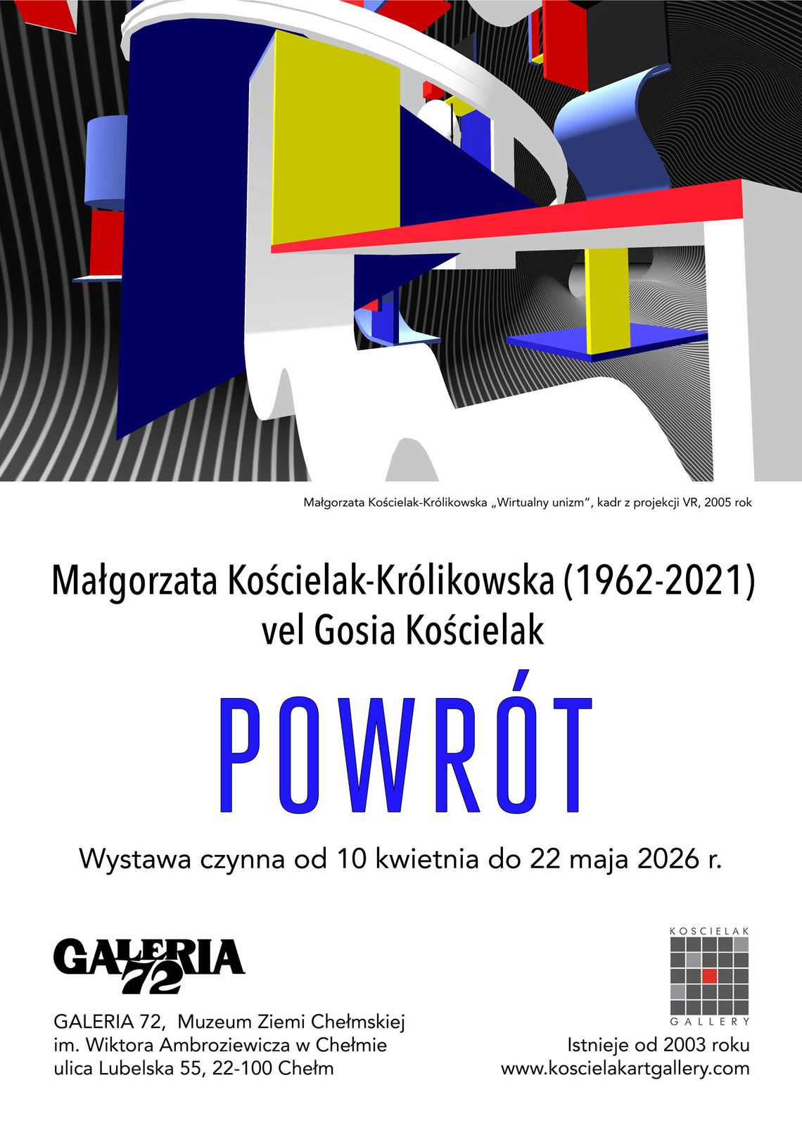 Uroczysty wernisaż odbędzie się 10 kwietnia o godzinie 18:00 w siedzibie muzeum przy ul. Lubelskiej 55.