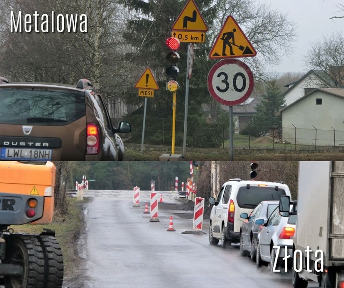 Chełm. Trwają utrudnienia w ruchu na Metalowej i Złotej!