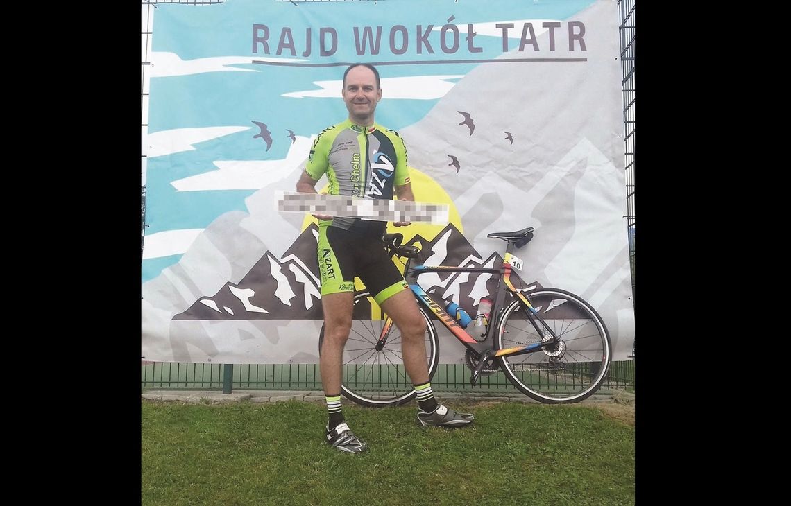 Chełm: Radny objechał Tatry rowerem