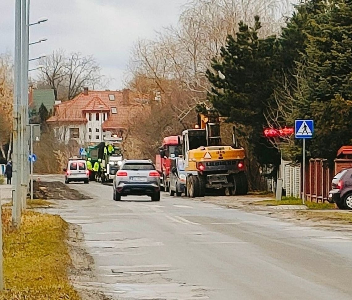 Chełm: Trwają remonty ulic w mieście. Utrudnienia na ul. Ogrodowej.