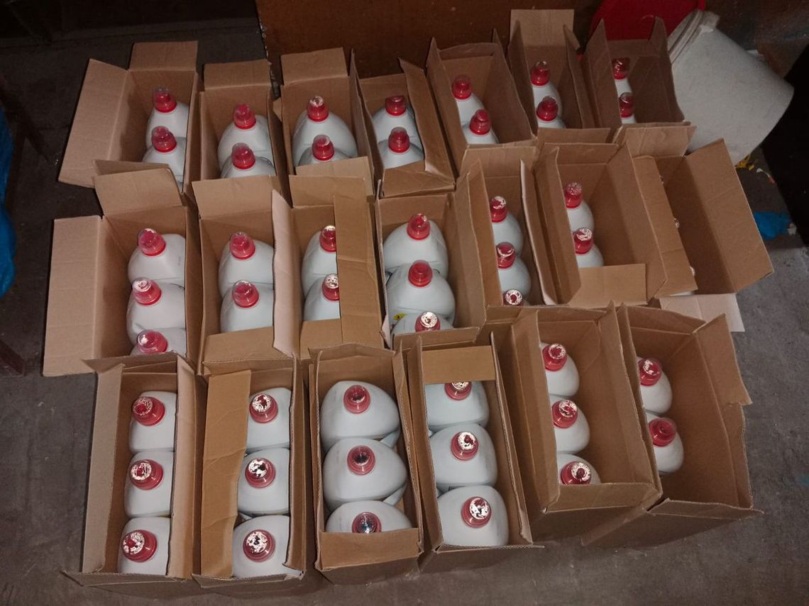 Chełm. Robił biznes na podrabianym żelu do prania Chełm. Robił biznes na podrabianym żelu do prania