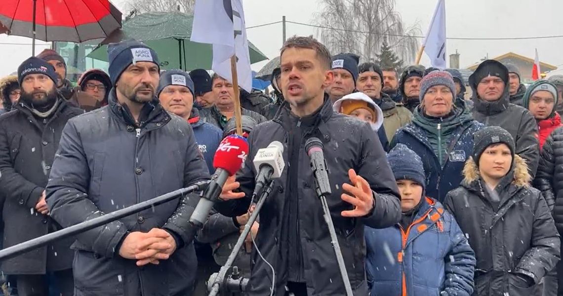 Chełm. Rolnicy kończą protest, ale nie składają broni. Traktory wyjechały z miasta