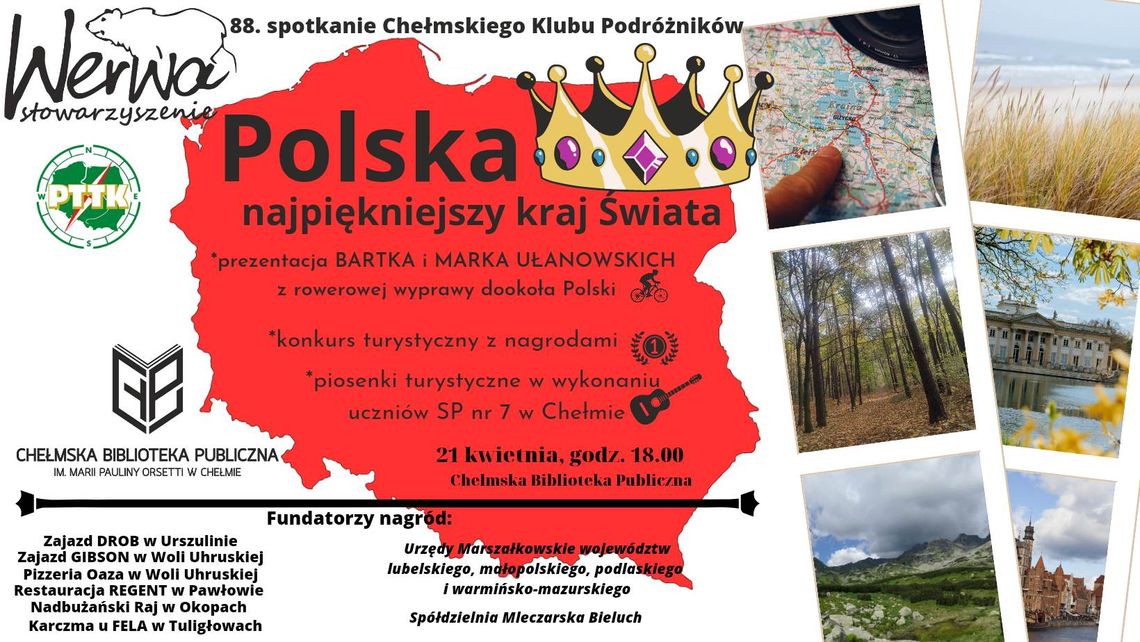 Chełm: Rozmowy o Polsce na 88. spotkaniu Chełmskiego Klubu Podróżnika