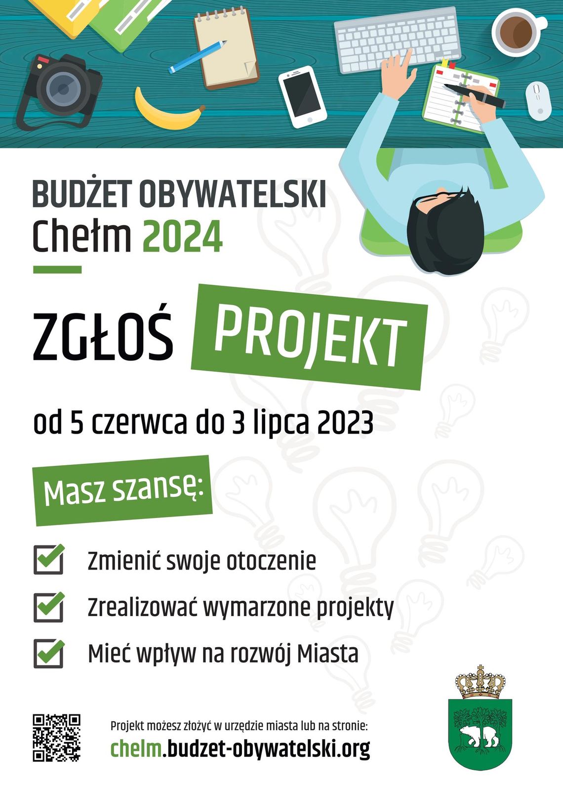 Chełm. Rozpoczął się nabór wniosków do Budżetu Obywatelskiego