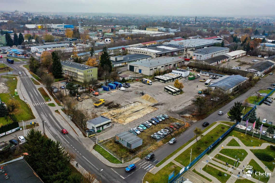 Chełm. Ruszyła przebudowa zajezdni autobusowej [GALERIA ZDJĘĆ]