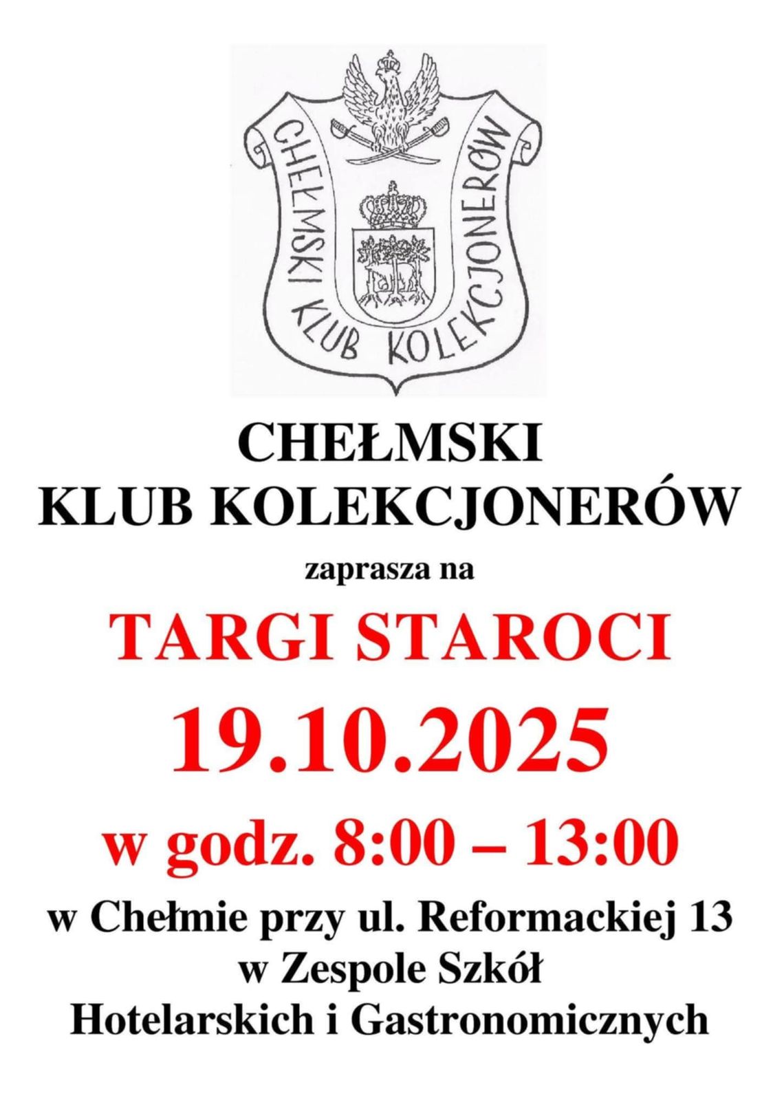 Chełm. Kolejne Targi Staroci już w niedzielę, 19 października