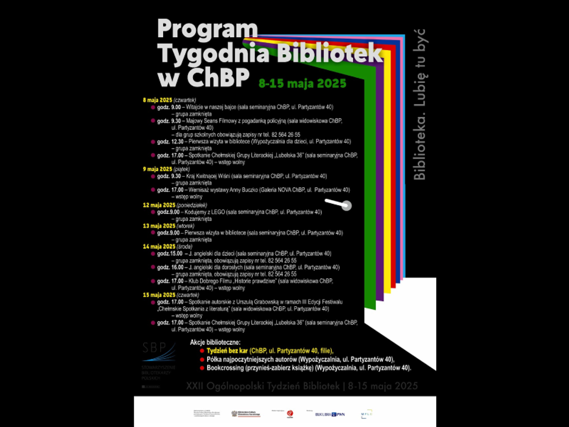 Chełm. Trwa Tydzień Bibliotek w Chełmskiej Bibliotece Publicznej