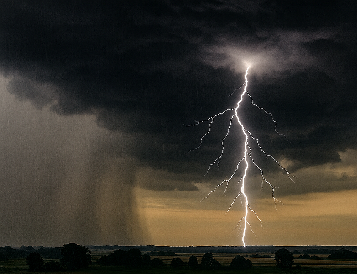 Chełm. Uwaga na burze, silny deszcz i grad