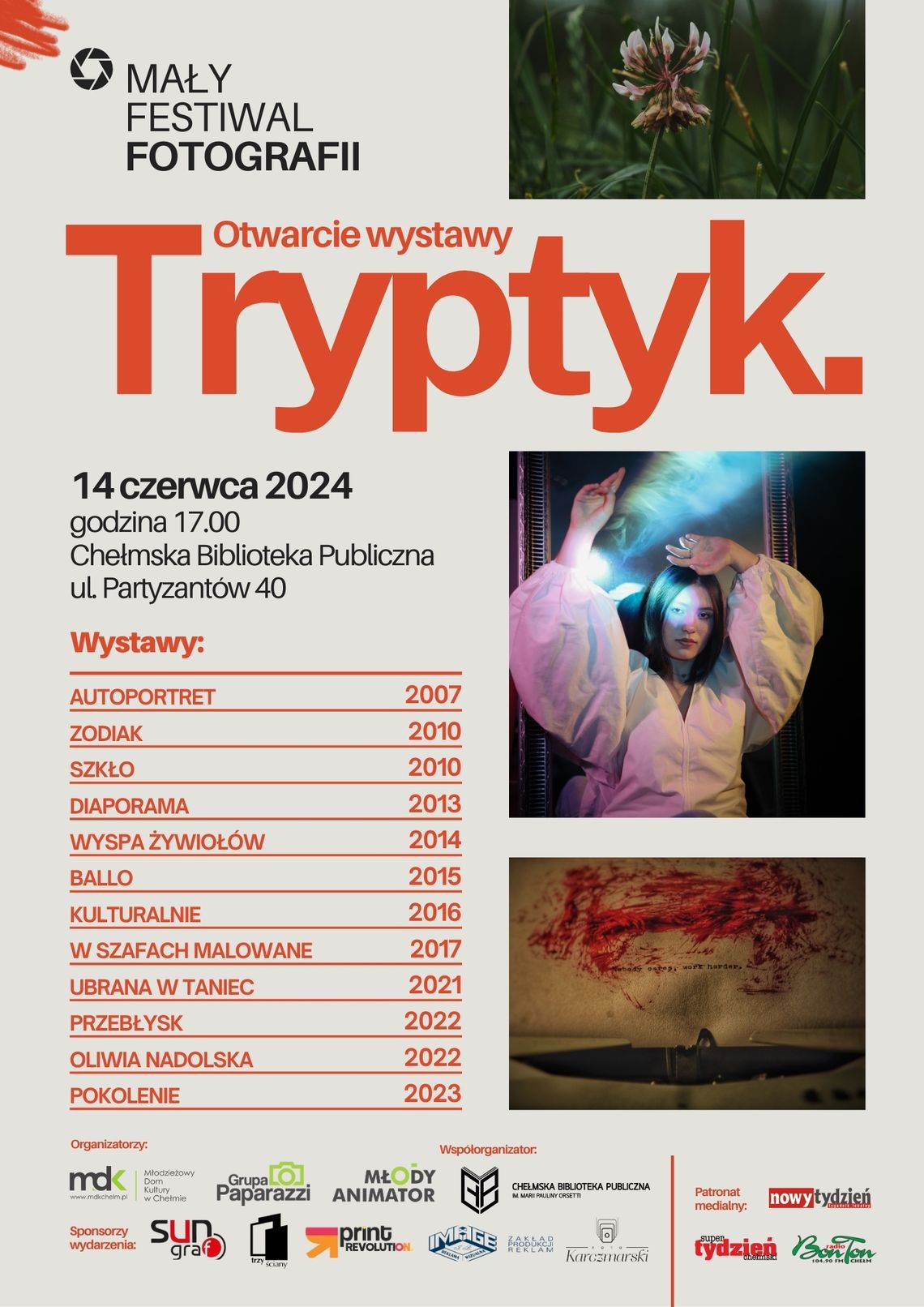 Chełm. "MAŁY FESTIWAL FOTOGRAFII" - wystawy absolwentów MDK