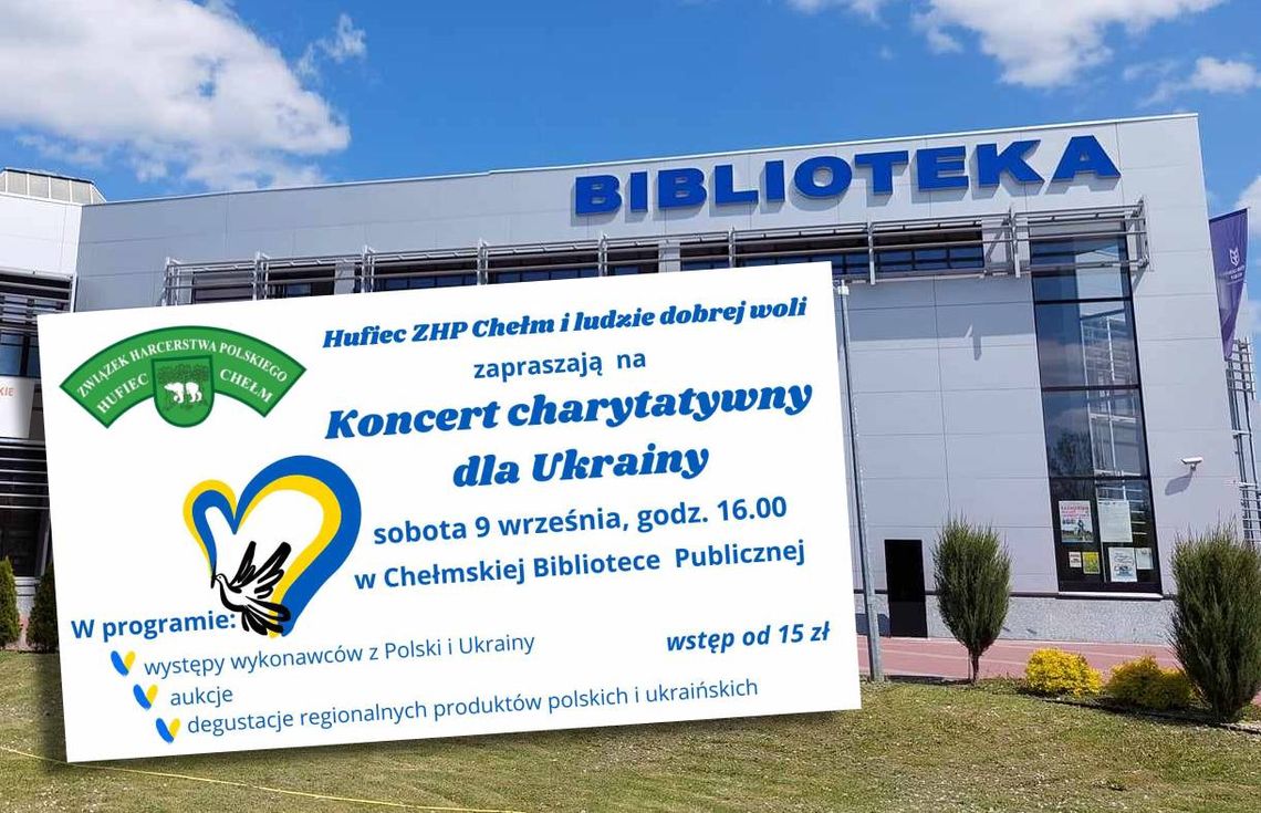 widok na chełmską bibliotekę