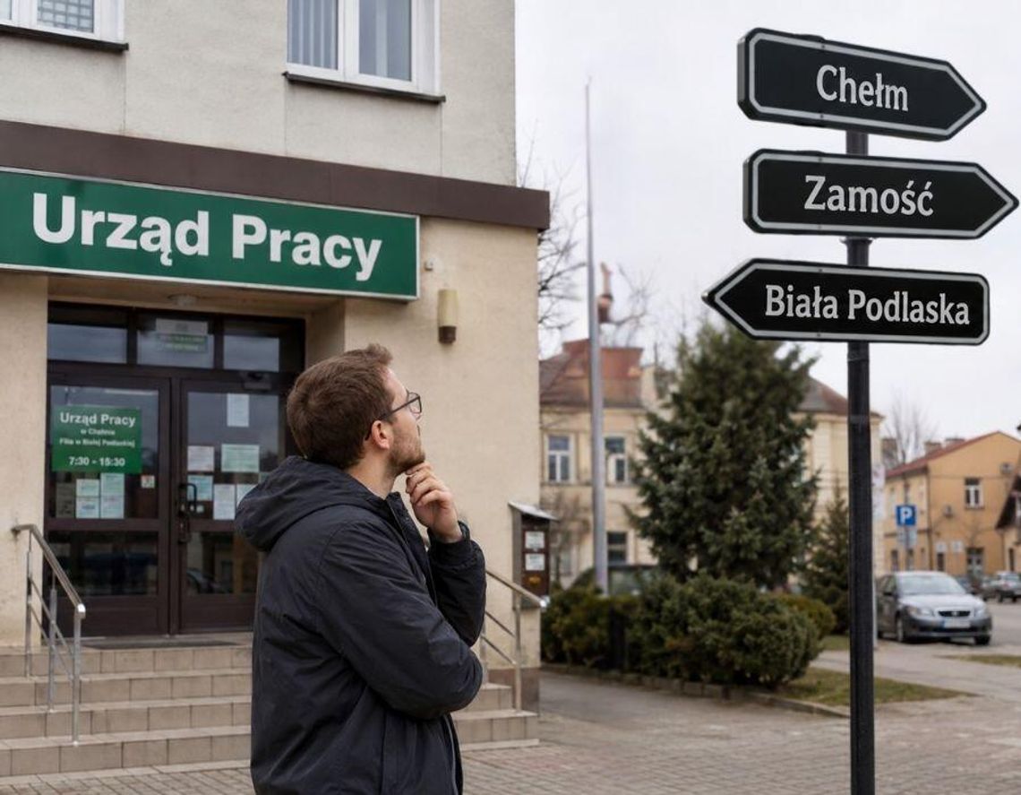 Chełm, Zamość czy Biała Podlaska? Gdzie łatwiej o pracę i gdzie proponują więcej? Chełm, Zamość czy Biała Podlaska? Dane z pierwszego półrocza 2026 roku pokazują, jak różnią się lokalne rynki pracy w trzech miastach. Fot. grafika ilustracyjna
