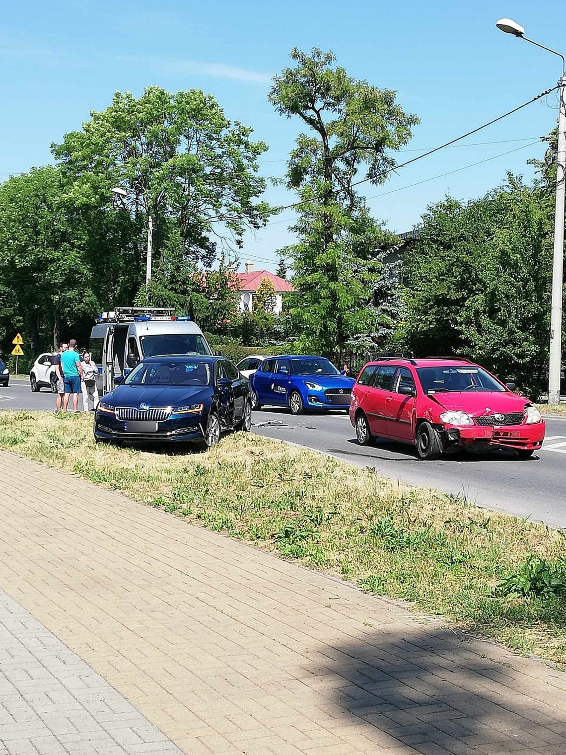 Chełm. Znów się zderzyli na Hrubieszowskiej.