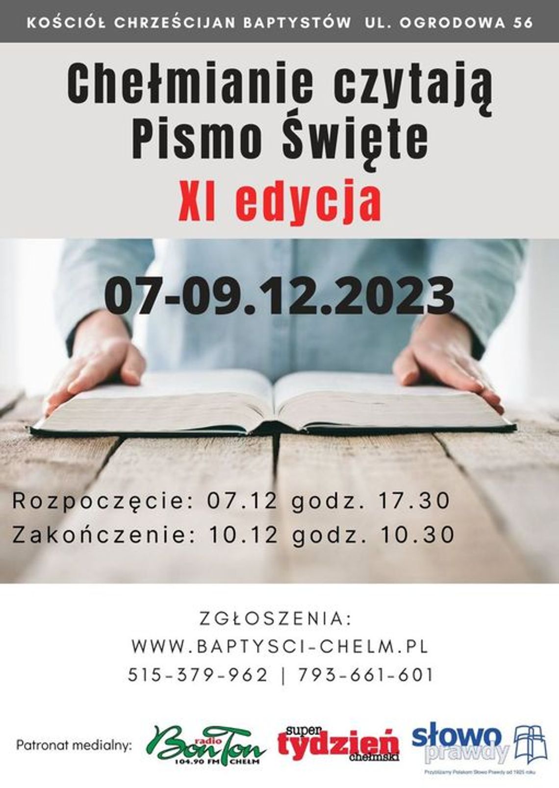 Chełmianie czytają Pismo Święte po raz 11!
