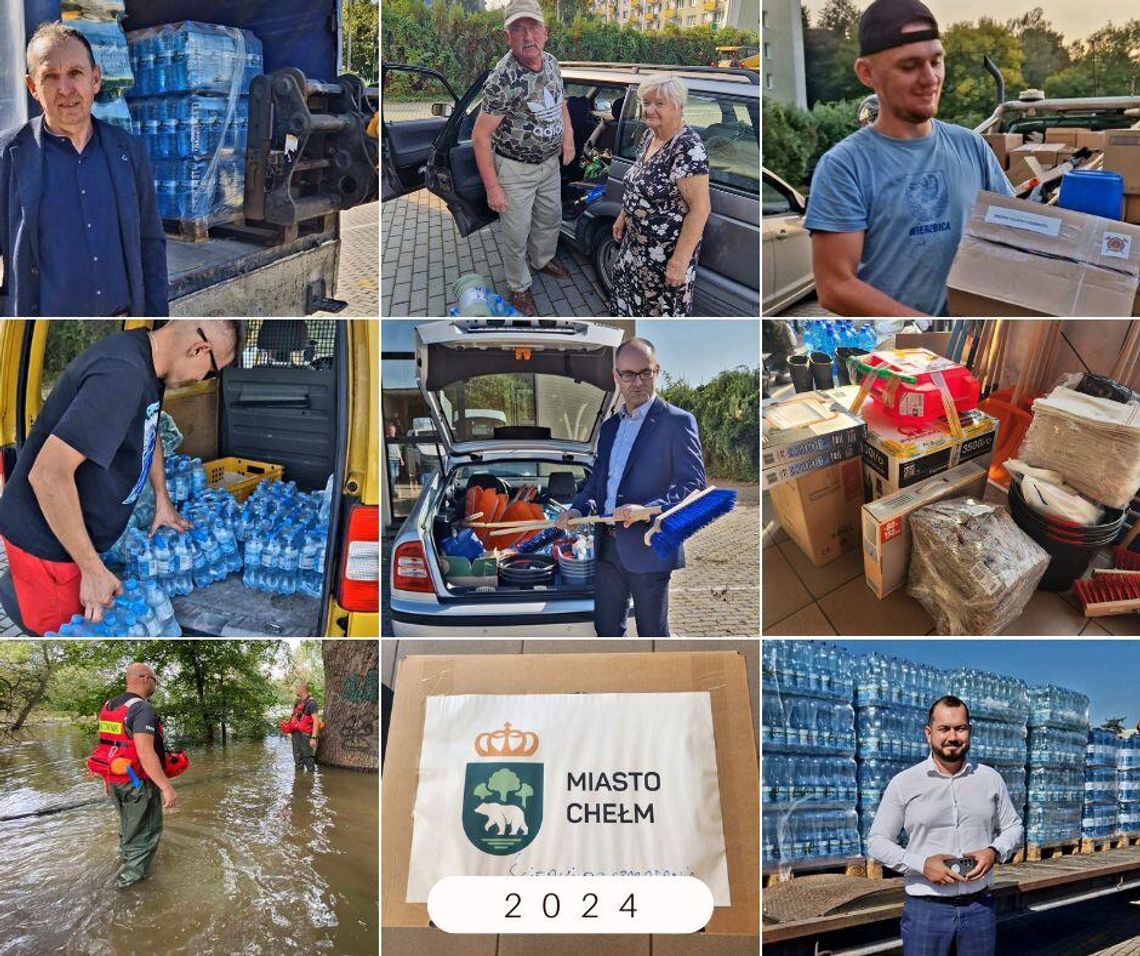 Chełmianie pomagają powodzianom [GALERIA ZDJĘĆ]