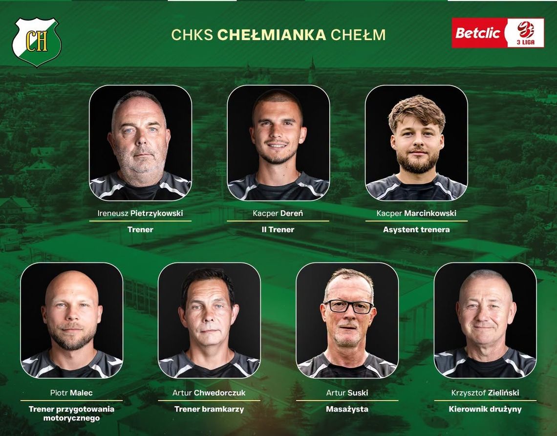 Chełmianka Chełm prezentuje sztab szkoleniowy Chełmianka Chełm