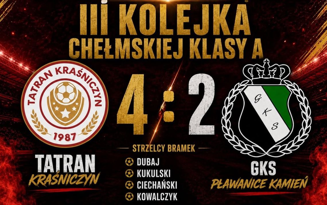 Tatran Kraśniczyn - GKS Pławanice Kamień