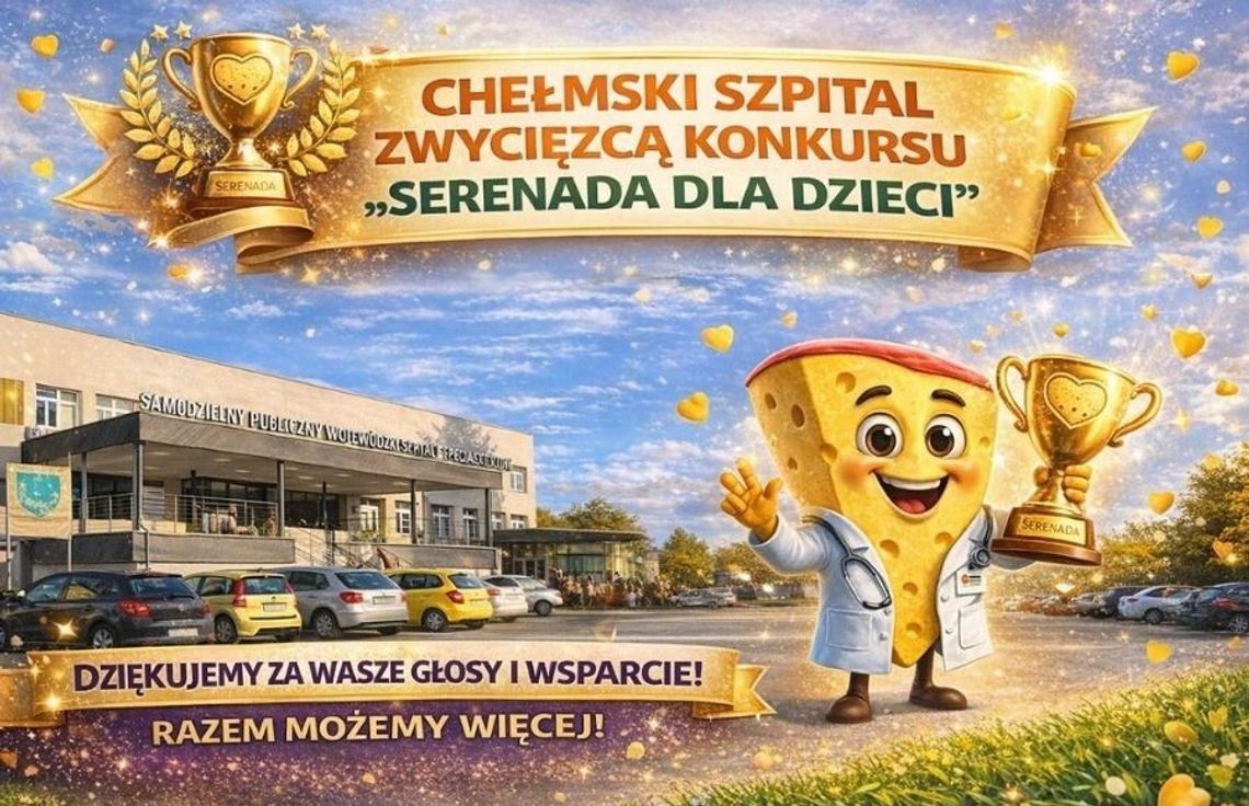 Chełmski szpital zwycięzcą ogólnopolskiego konkursu. Powstanie wyjątkowy kącik dla dzieci Chełmski szpital zwycięzcą ogólnopolskiego konkursu. Powstanie wyjątkowy kącik dla dzieci
