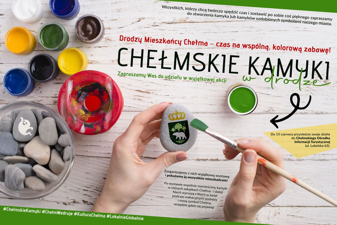 Chełmskie Kamyki w Drodze – twórcza zabawa dla całych rodzin! Chełmskie Kamyki w Drodze – twórcza zabawa dla całych rodzin!