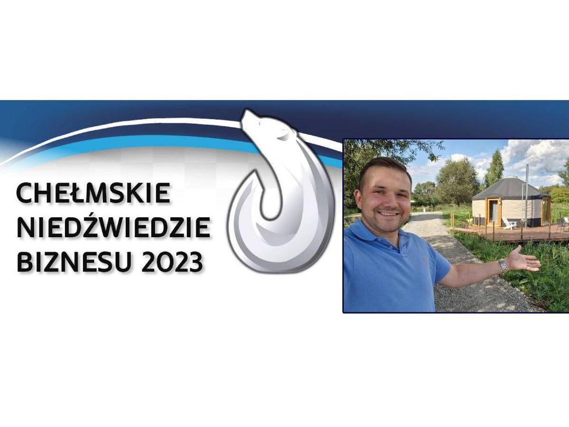 Chełmskie Niedźwiedzie Biznesu 2023. Grzegorz Jakimiak, właściciel restauracji Pstrągowo [Kategoria: Biznesmen\Bizneswoman Roku]