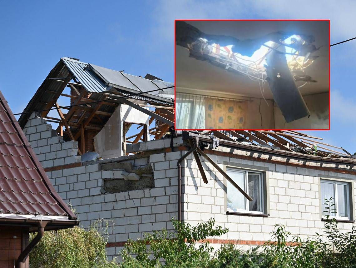 Co naprawdę spadło na dom w Wyrykach? Rakieta, dron czy „niezidentyfikowany obiekt latający”?