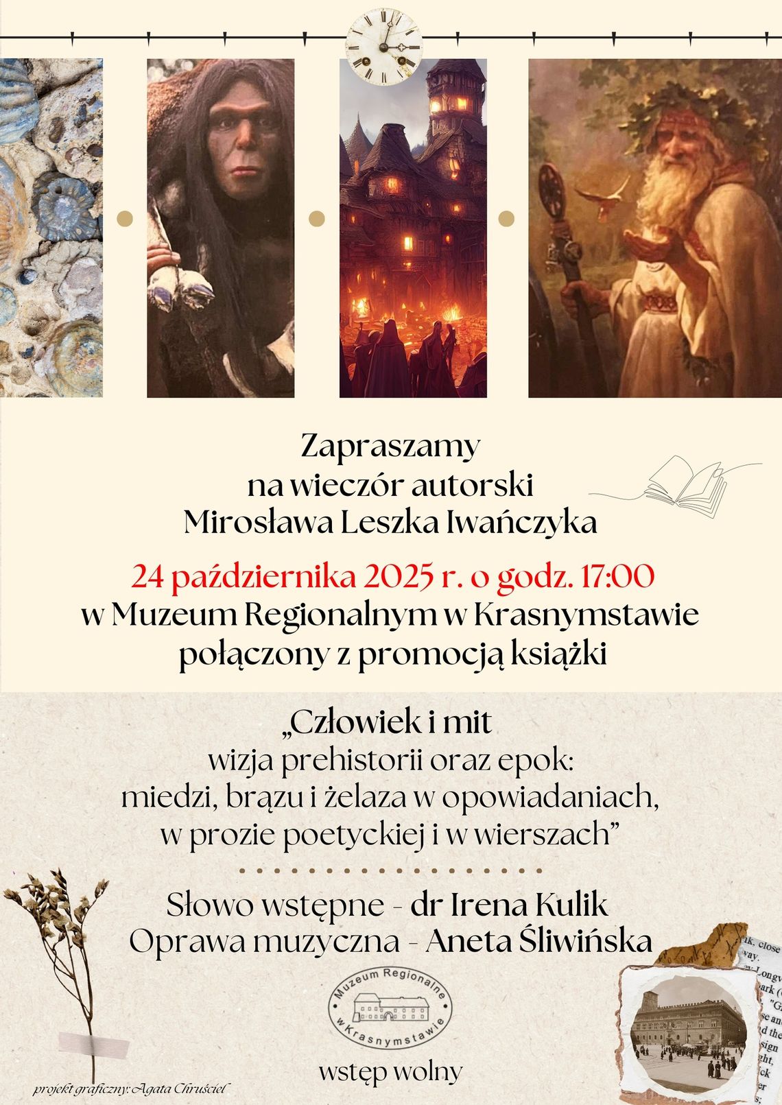 "Człowiek i mit" – premiera Książki Mirosława L. Iwańczyka i wieczór autorski w Krasnymstawie