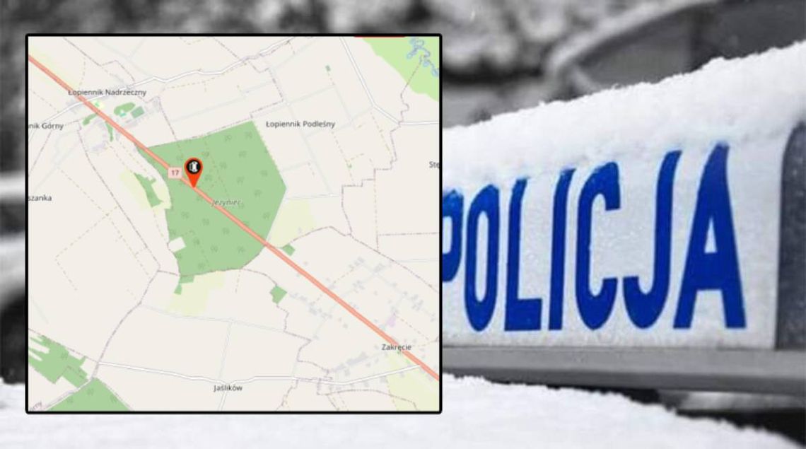 W Łopienniku Nadrzecznym dachowało auto.