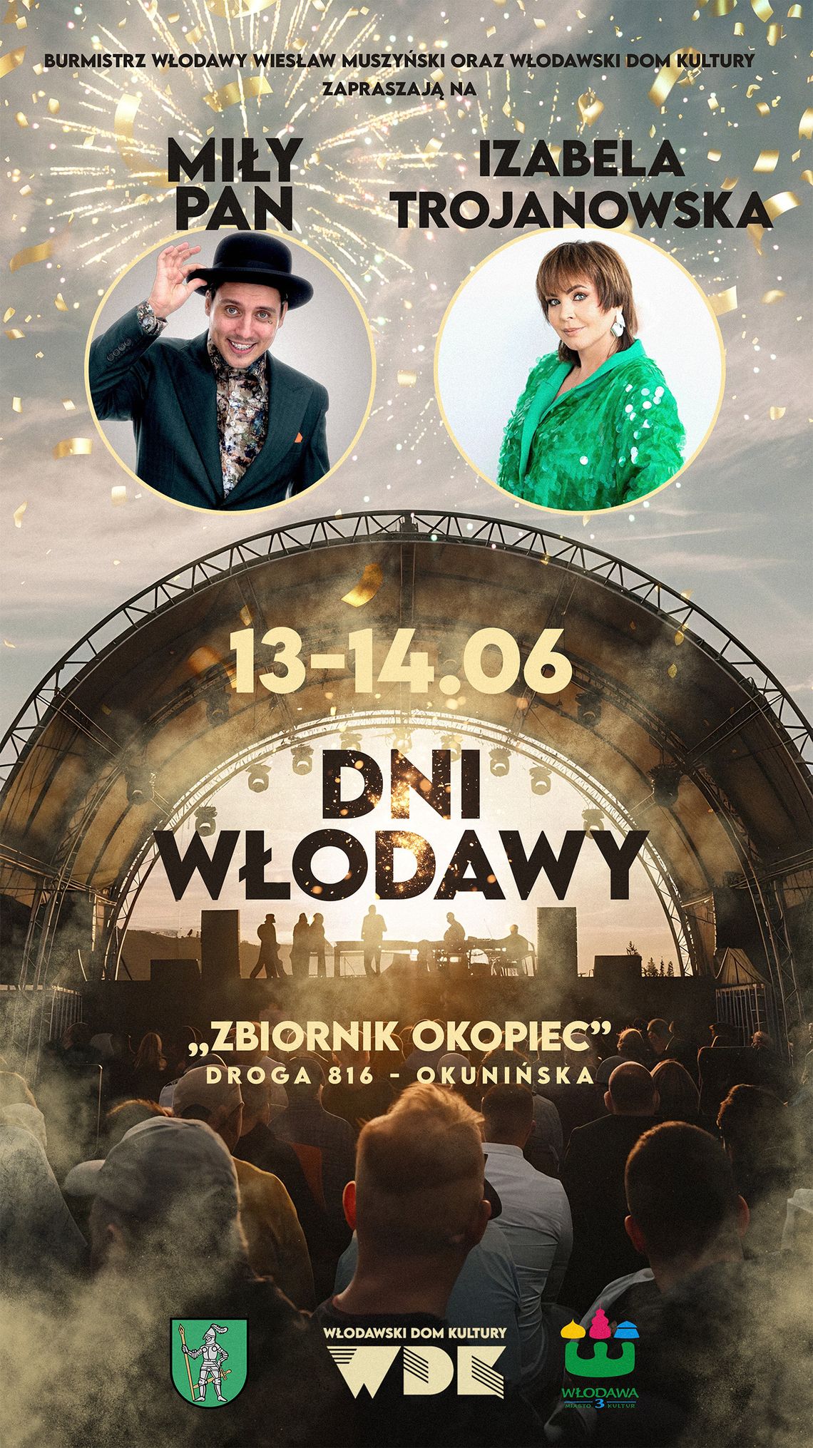 Tegoroczne Dni Włodawy, zaplanowane na 13 i 14 czerwca, połączą koncerty, występy lokalnych artystów oraz wyjątkowy jubileusz 50-lecia Zespołu Pieśni i Tańca „Polesie”.