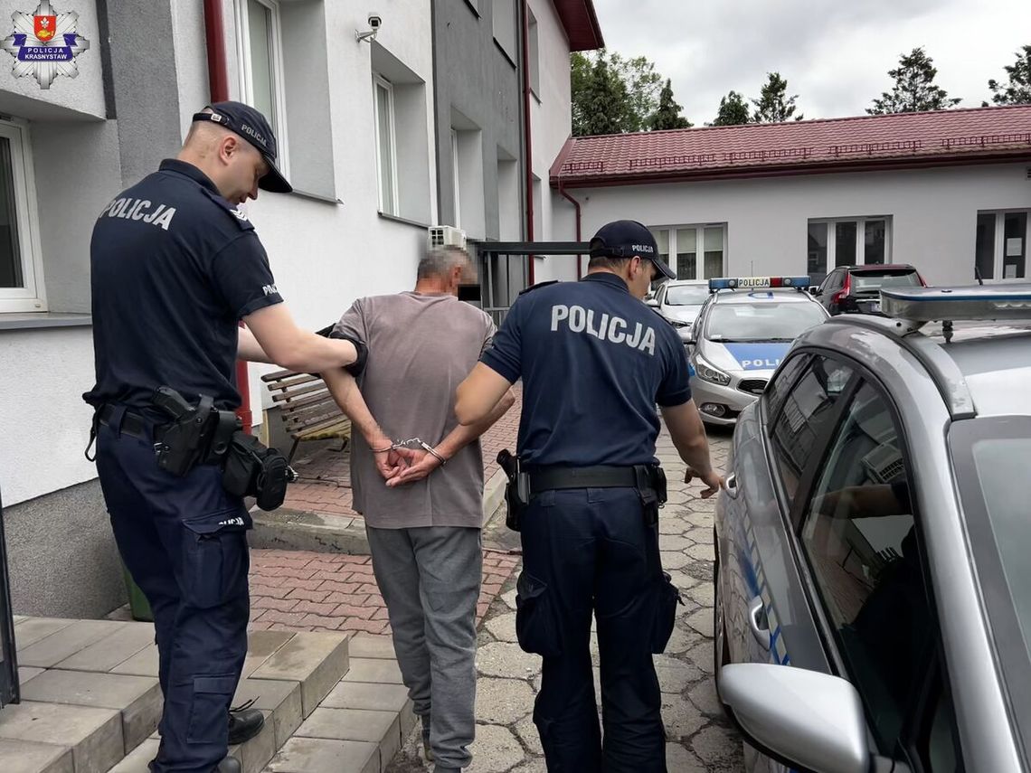 Domowy koszmar w gminie Kraśniczyn. Recydywista terroryzował własną rodzinę Zatrzymany za znęcanie się nad rodziną trafił do aresztu.