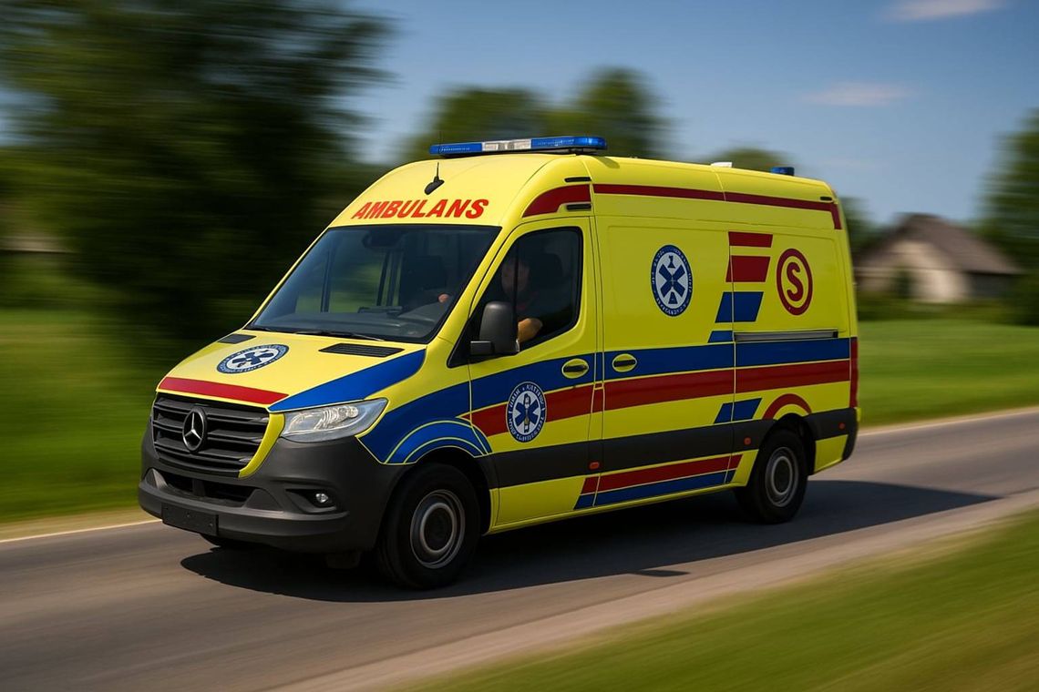 Dramatyczna interwencja w Woli Uhruskiej. Wycieńczony 60-latek stracił nogę