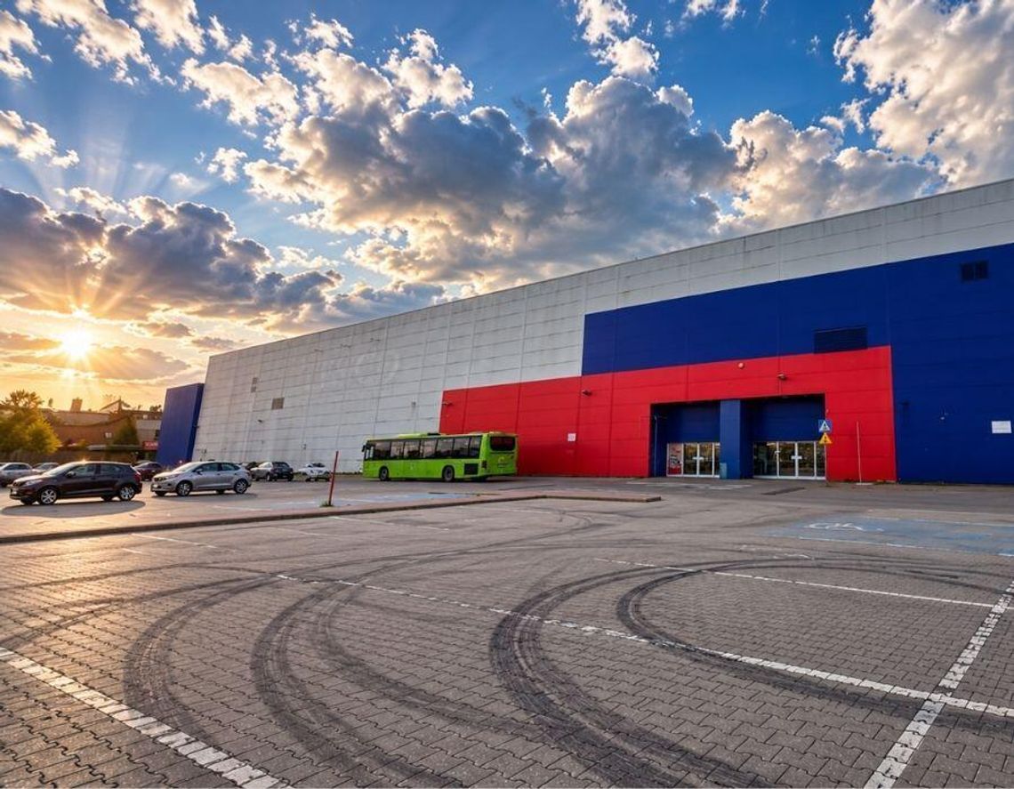 Drifting przy dawnym Tesco. Straż Miejska chce nocnych patroli policji