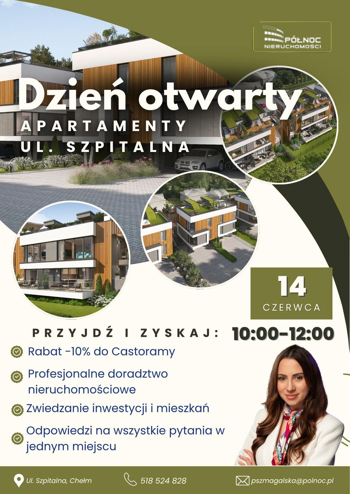 Dzień Otwarty inwestycji Apartamenty Szpitalna w Chełmie już 14 czerwca! Dzień Otwarty inwestycji Apartamenty Szpitalna w Chełmie już 14 czerwca!