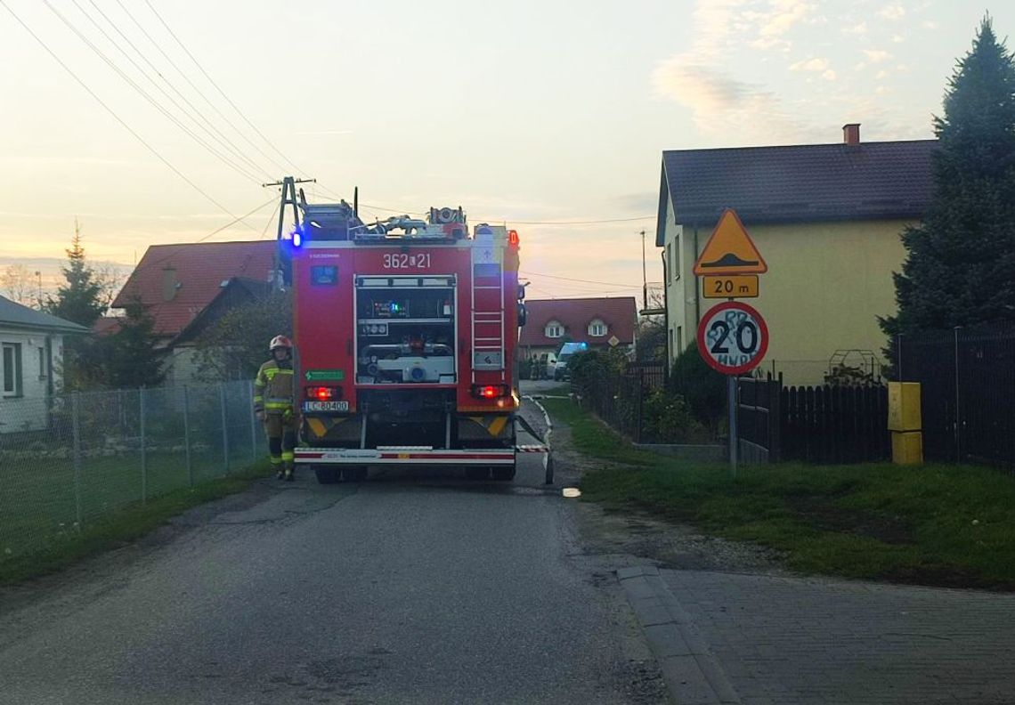 Ewakuacja w Okszowie! Mogło dojść do wybuchu gazu i katastrofy