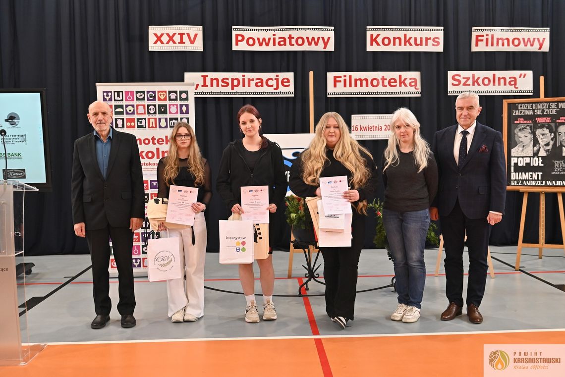 Finał XXIV Powiatowego Konkursu Filmowego w Krasnymstawie. Młodzi twórcy nagrodzeni [GALERIA ZDJĘĆ]