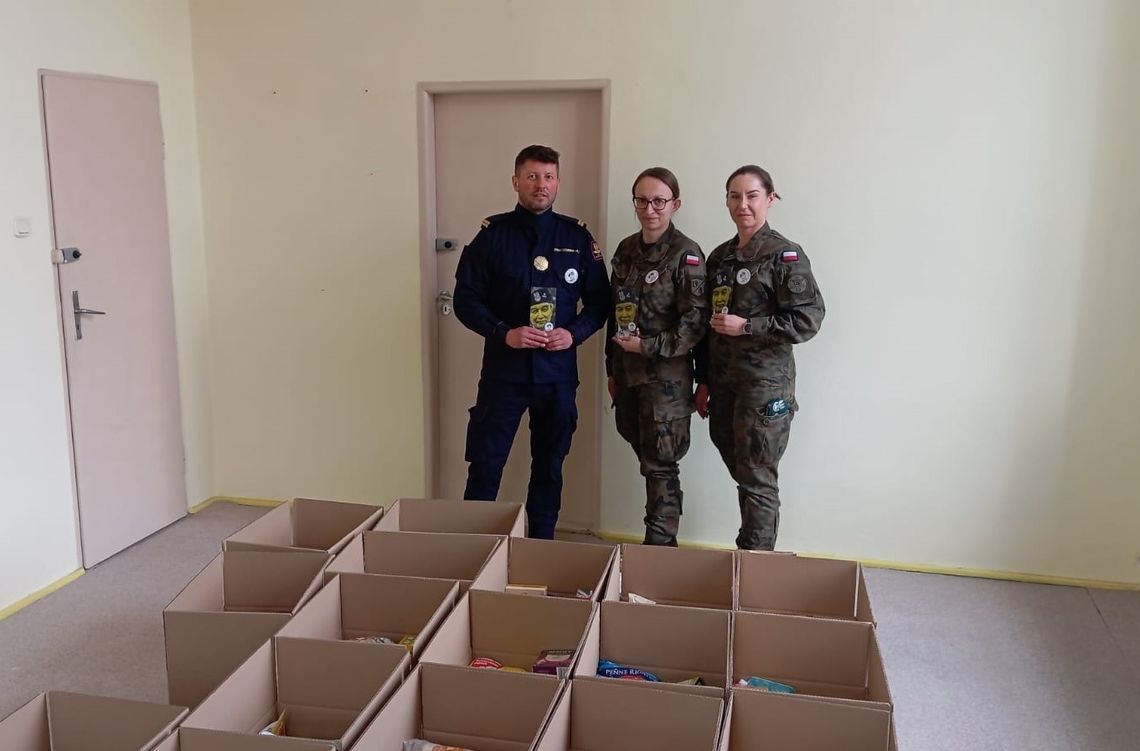 Funkcjonariusze SOK z Chełma pomagają bohaterom