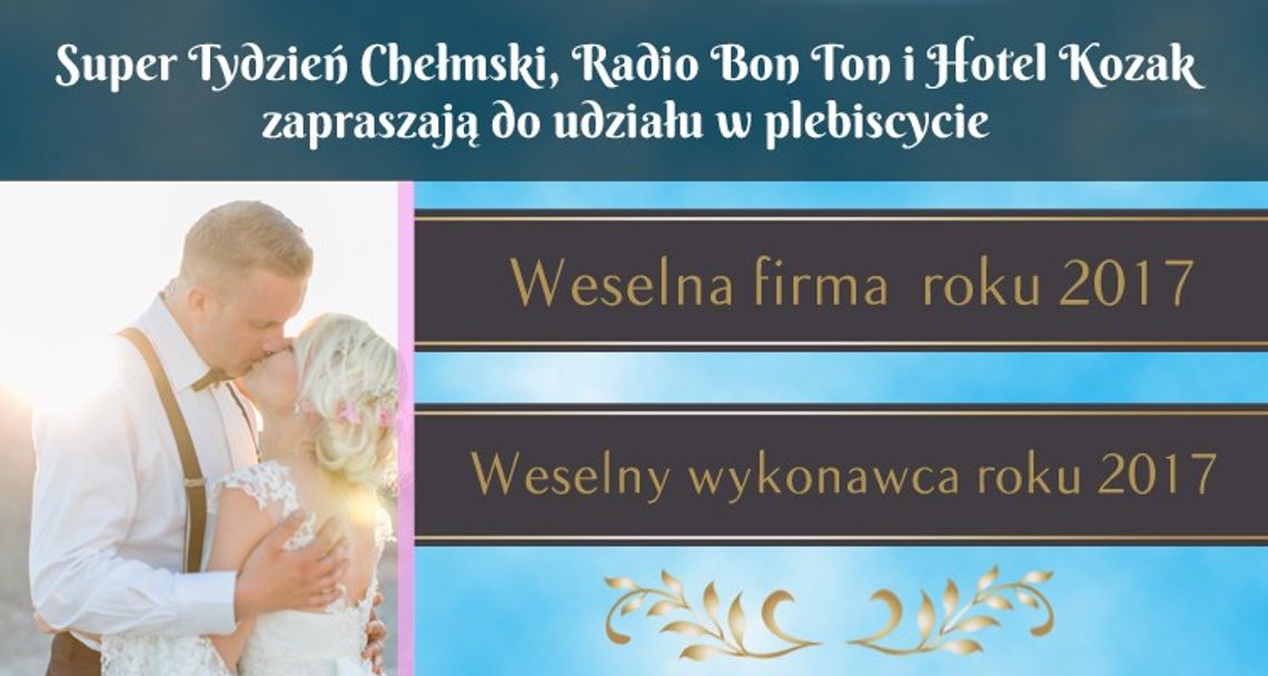 Głosowanie Weselna Firma i Weselny Wykonawca 2017