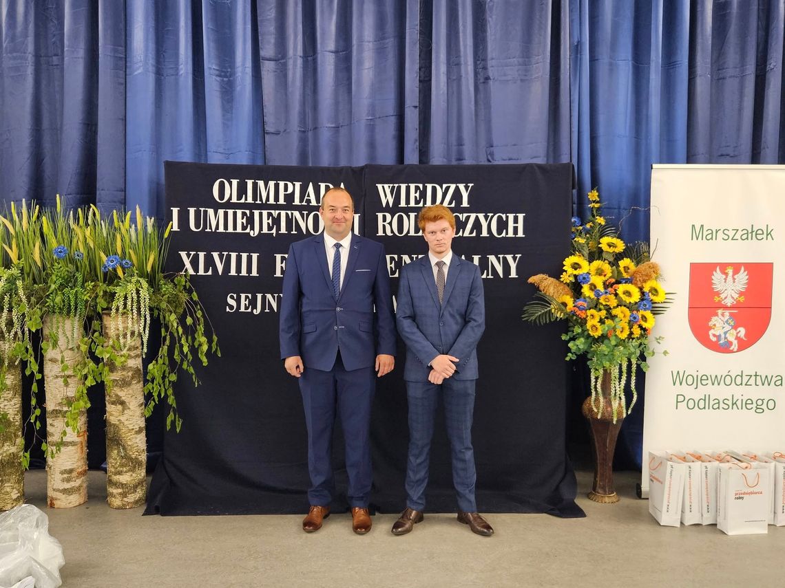 Gm. Chełm. Julian Suprun najlepszy w Polsce. Zmagania zakończył z indeksem w kieszeni