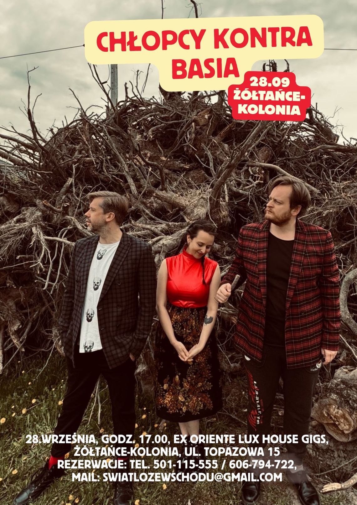 Muzyczna podróż w głąb polskiej duszy. Koncert "Chłopcy Kontra Basia" w Żółtańcach